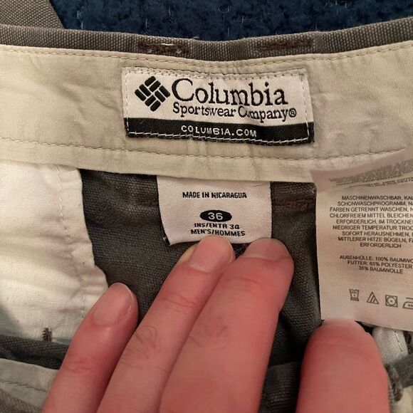 Columbia Sportswear Hiking Pants Gray Men’s Size 36x32 - Picture 5 of 9